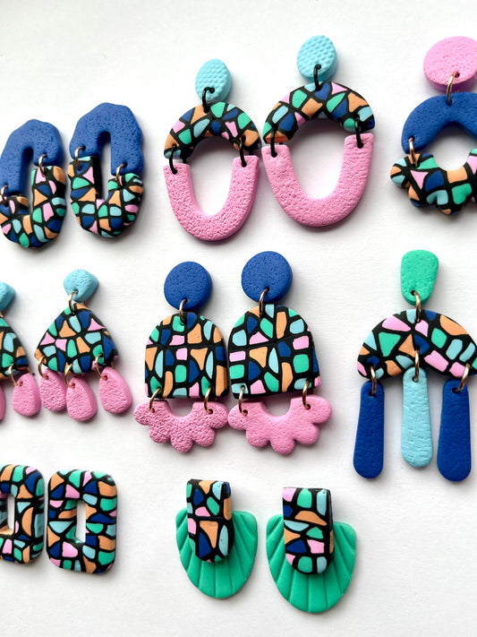 Ady - Large Statement Studs - Florence