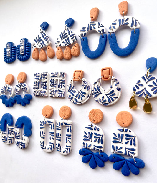 Riley Statement Studs - Amalfi