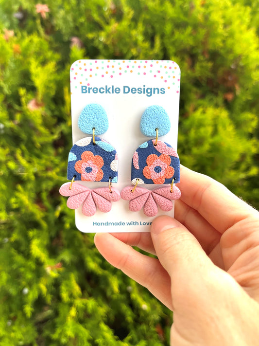 Hazel Dangle Earrings - Dew Drop Blooms