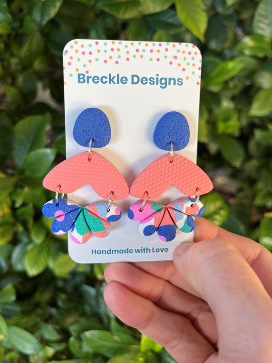 Lucy Dangle Earrings - Spring Garden